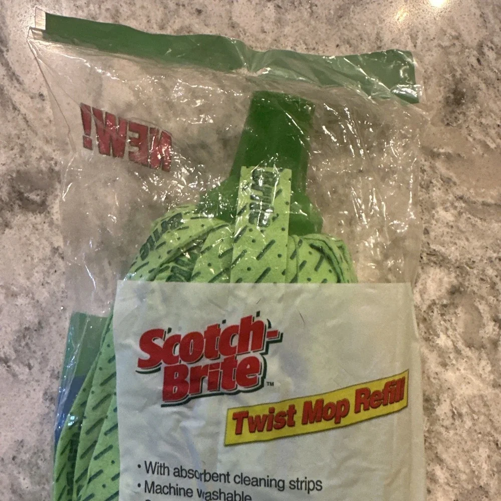 Vintage 3M Scotch-Brite Twist Mop Refill Head - New Sealed 2002 Discontinued
